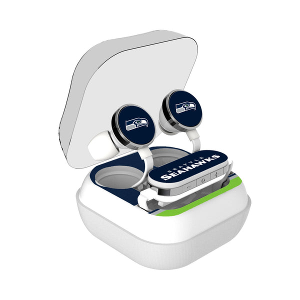 Seattle Seahawks Stripe Wireless Earbuds