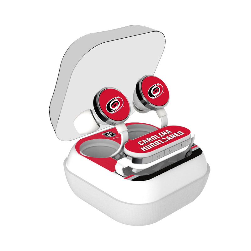 Carolina Hurricanes Stripe Wireless Earbuds