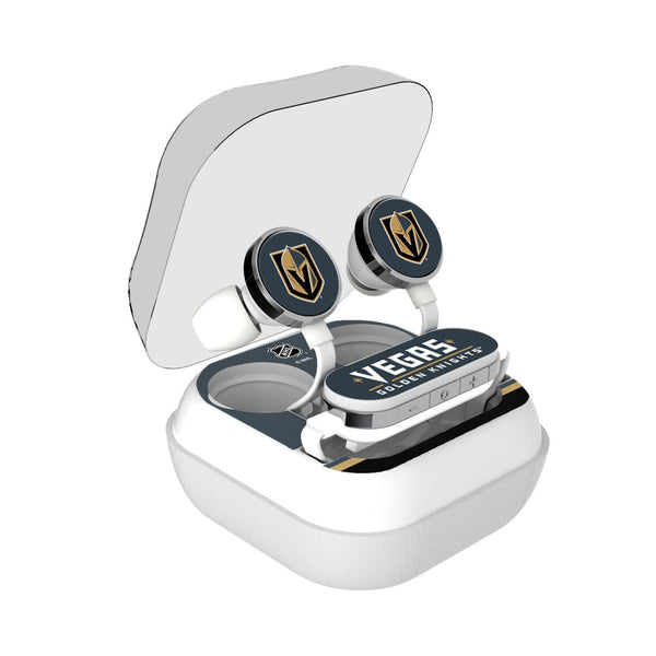 Vegas Golden Knights Stripe Wireless Earbuds