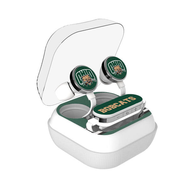 Ohio University Bobcats Stripe Wireless Earbuds