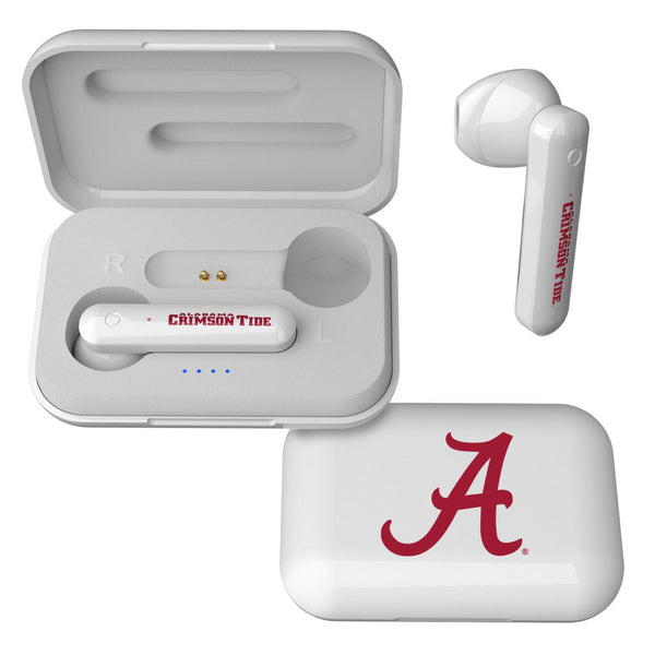 University of Alabama Crimson Tide Script A Insignia Wireless TWS Earbuds