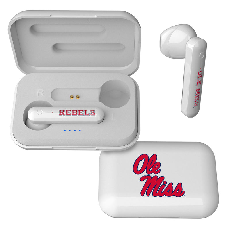 University of Mississippi Rebels Insignia Wireless TWS Earbuds