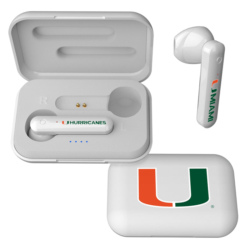 University of Miami Hurricanes Insignia Wireless TWS Earbuds