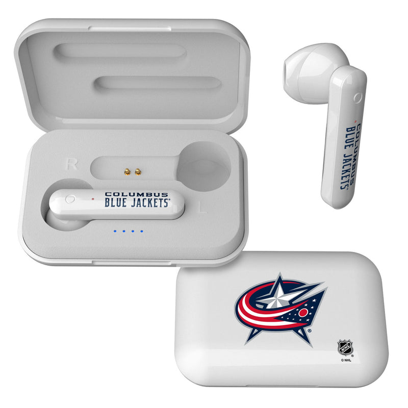 Columbus Blue Jackets Insignia Wireless TWS Earbuds