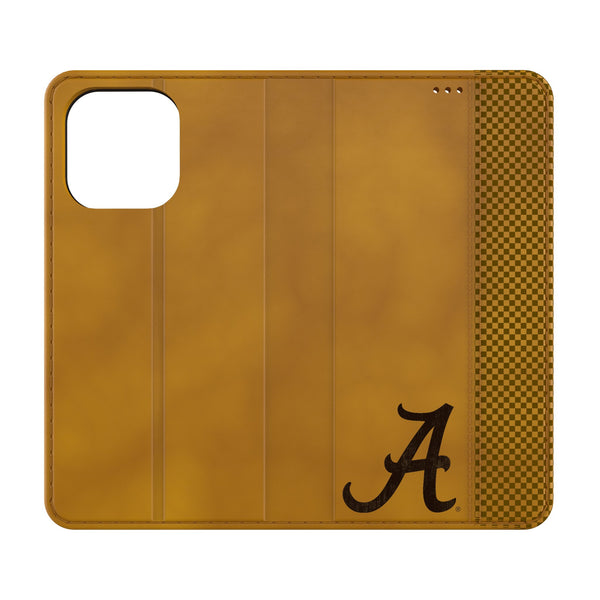 University of Alabama Crimson Tide Script A Burn iPhone Folio Phone Case