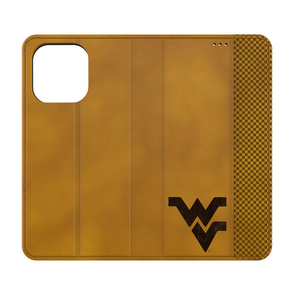 West Virginia University Mountaineers Burn iPhone Folio Phone Case