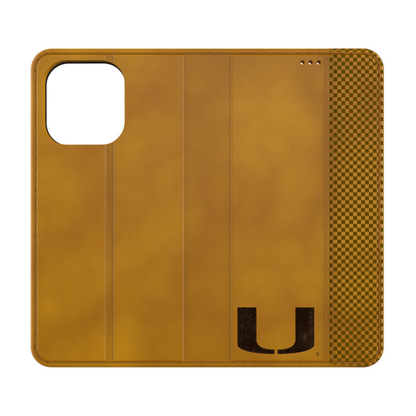 University of Miami Hurricanes Burn iPhone Folio Phone Case