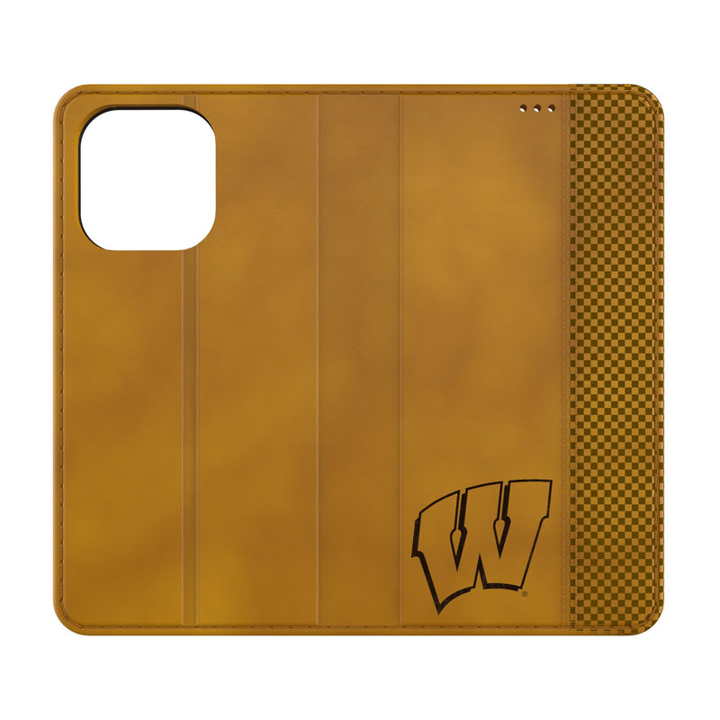 University of Wisconsin Badgers Burn iPhone Folio Phone Case