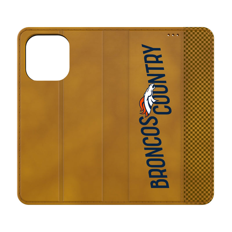 Denver Broncos 2024 Illustrated Limited Edition iPhone Folio Phone Case