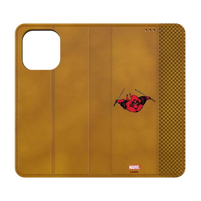 Marvel Deadpool Badge iPhone Folio Phone Case