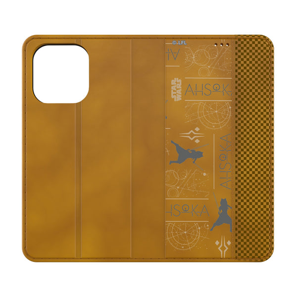 Star Wars Ahsoka Pattern iPhone Folio Phone Case