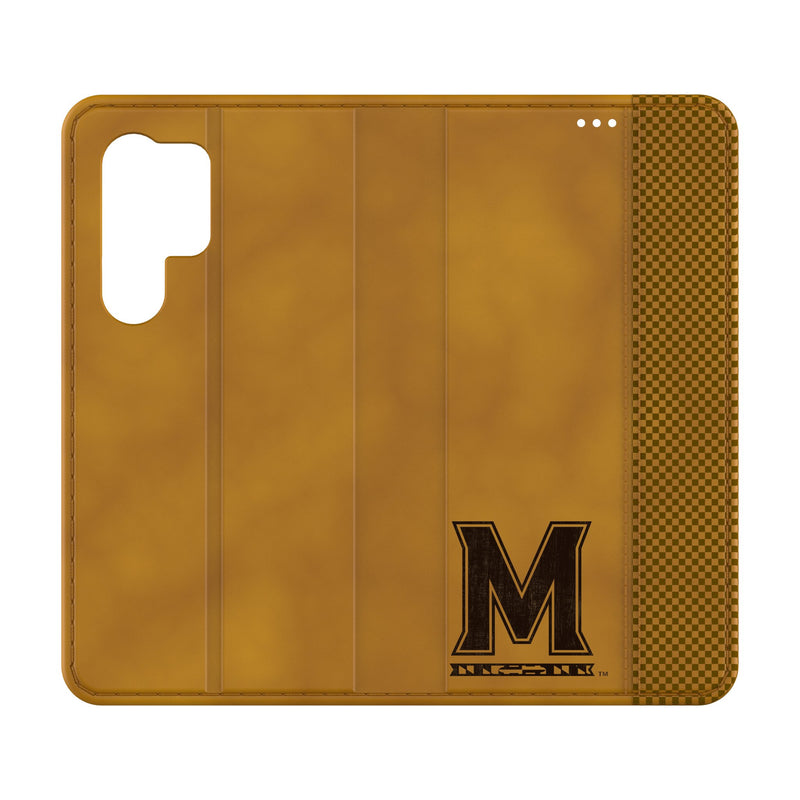 University of Maryland Terrapins Burn Galaxy Folio Phone Case