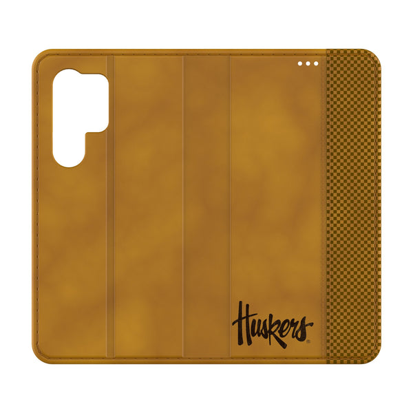 University of Nebraska Huskers Burn Galaxy Folio Phone Case