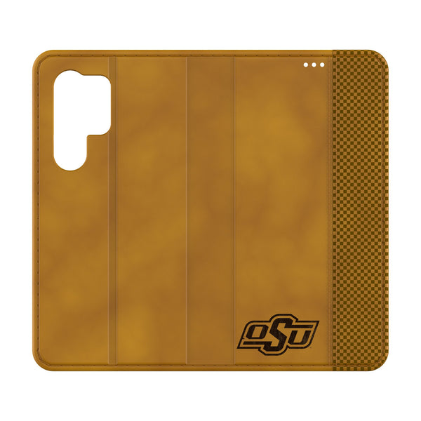 Oklahoma State University Cowboys Burn Galaxy Folio Phone Case