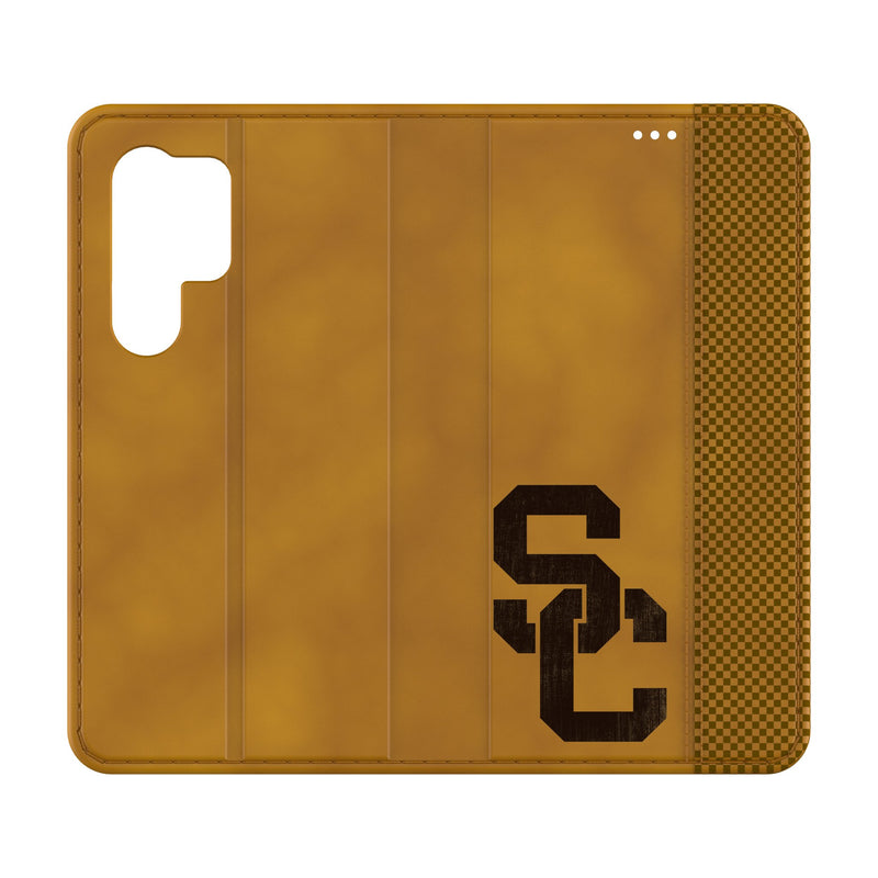 University of Southern California Trojans Burn Galaxy Folio Phone Case