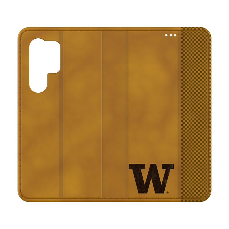 University of Washington Huskies Burn Galaxy Folio Phone Case