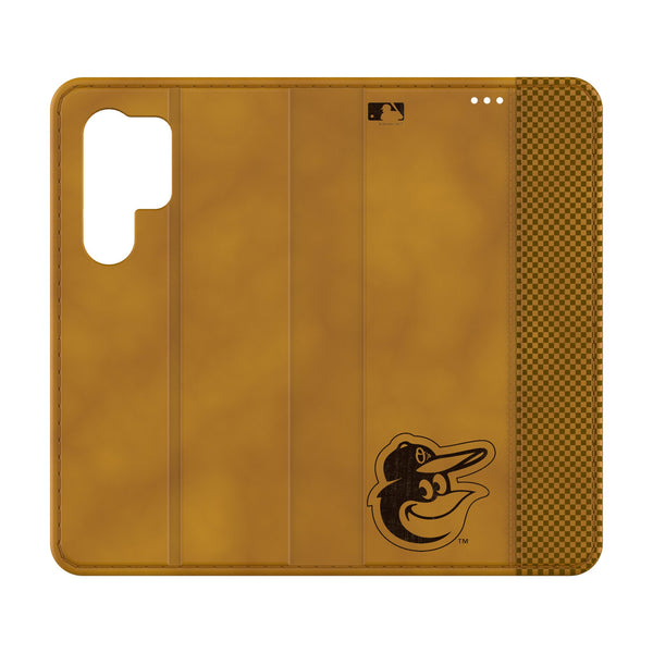 Baltimore Orioles Burn Galaxy Folio Phone Case