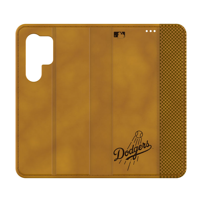 LA Dodgers Burn Galaxy Folio Phone Case