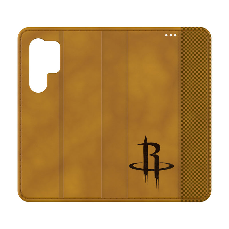 Houston Rockets Burn Galaxy Folio Phone Case