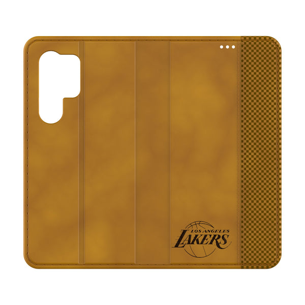 Los Angeles Lakers Burn Galaxy Folio Phone Case