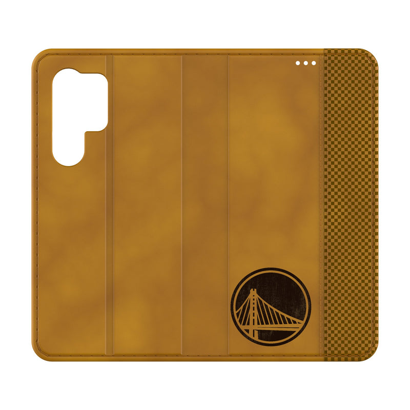 Golden State Warriors Burn Galaxy Folio Phone Case