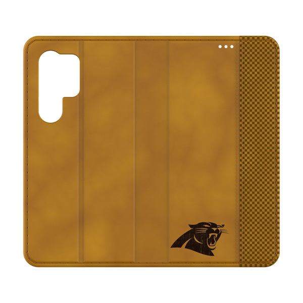 Carolina Panthers Burn Galaxy Folio Phone Case