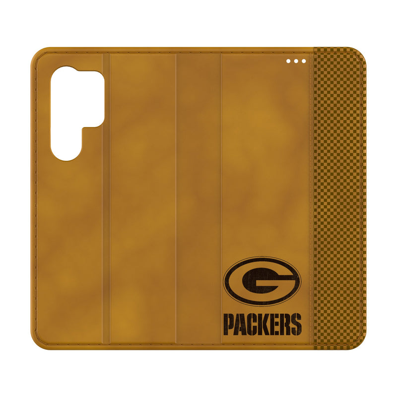 Green Bay Packers Burn Galaxy Folio Phone Case