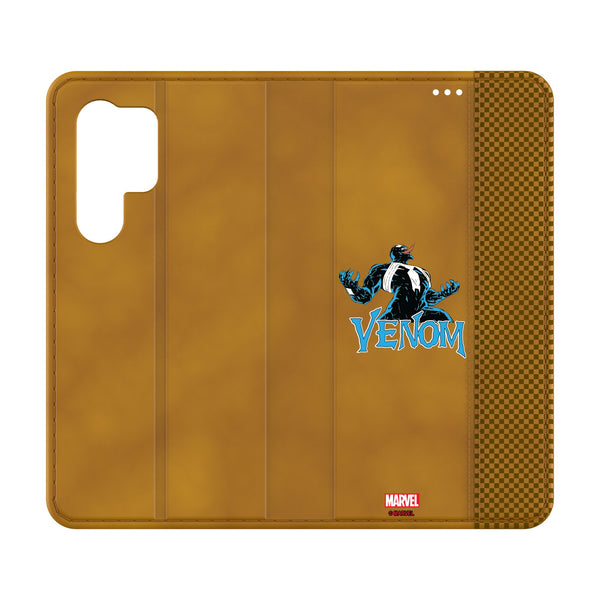 Marvel Venom Badge Galaxy Folio Phone Case