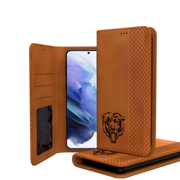 Chicago Bears Burn Galaxy Folio Phone Case