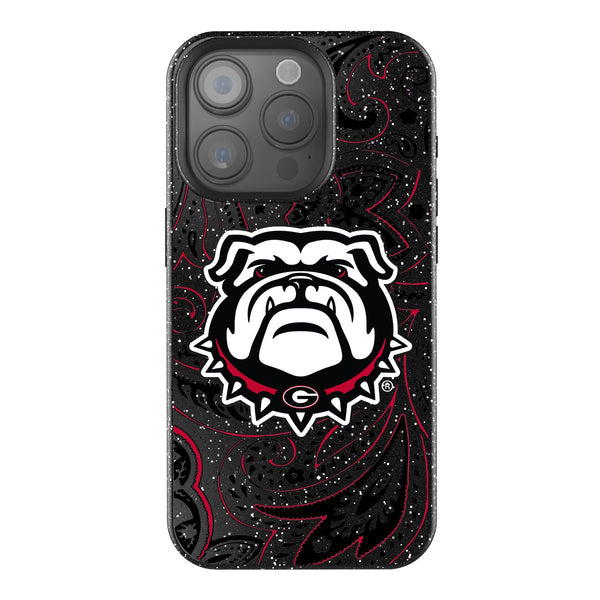 University of Georgia Bulldogs Uga Paisley iPhone Bling Phone Case