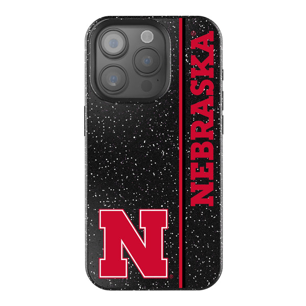 University of Nebraska Huskers Block N Sidebar iPhone Bling Phone Case