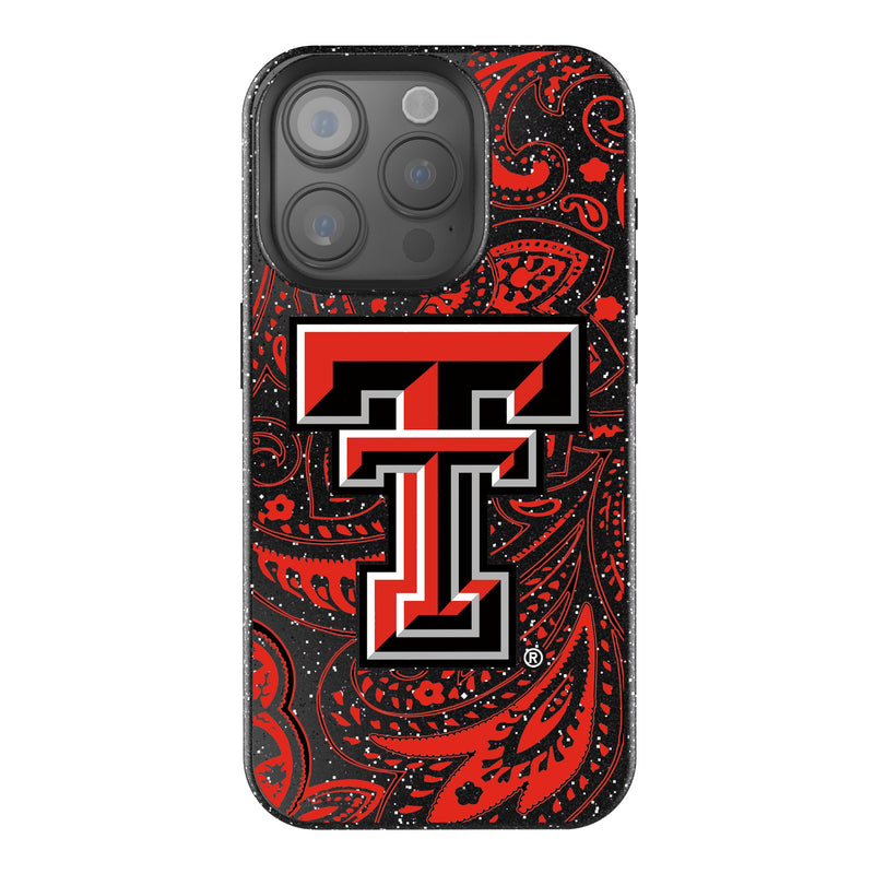 Texas Tech Red Raiders Paisley iPhone Bling Phone Case