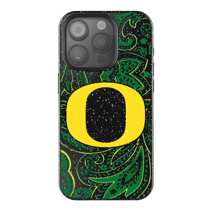 University of Oregon Ducks Paisley iPhone Bling Phone Case