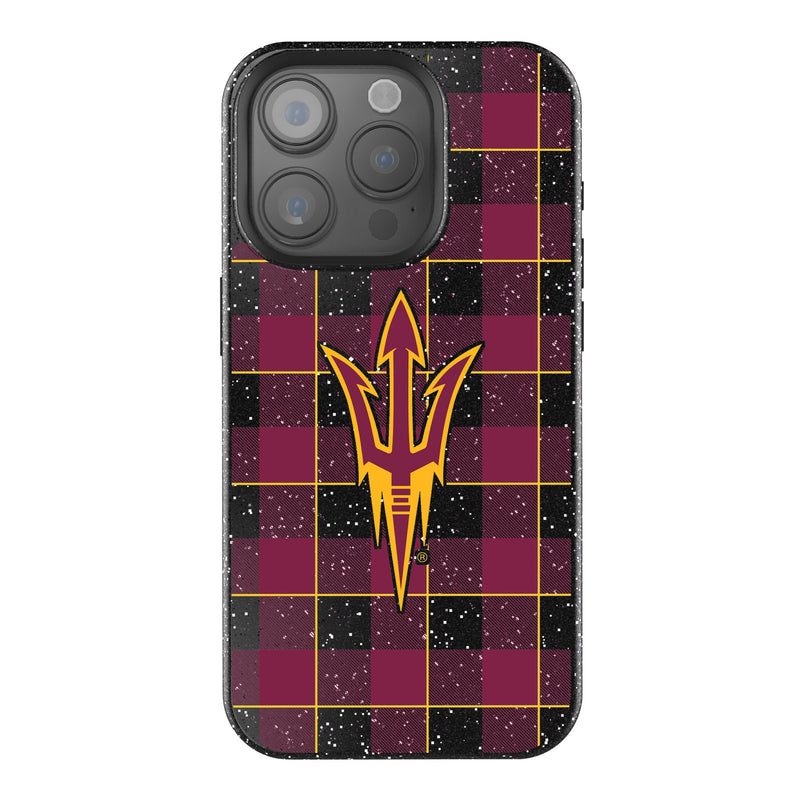 Arizona State University Sun Devils Plaid iPhone Bling Phone Case