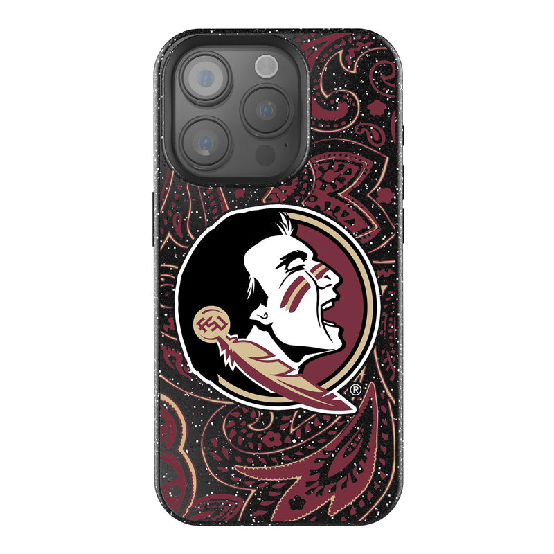 Florida State University Seminoles Paisley iPhone Bling Phone Case