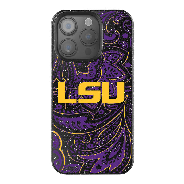 Louisiana State University Tigers Paisley iPhone Bling Phone Case