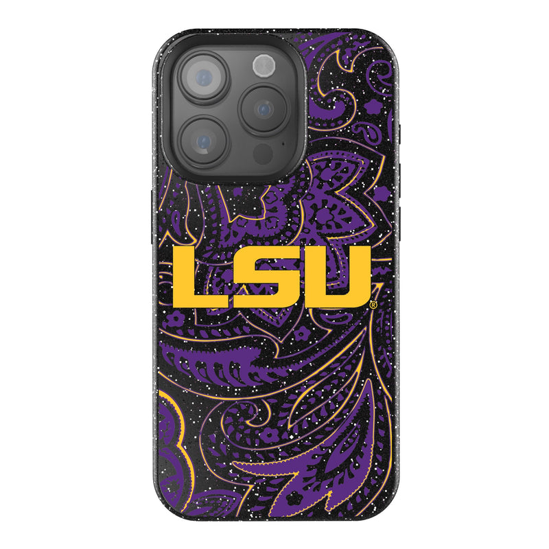 Louisiana State University Tigers Paisley iPhone Bling Phone Case