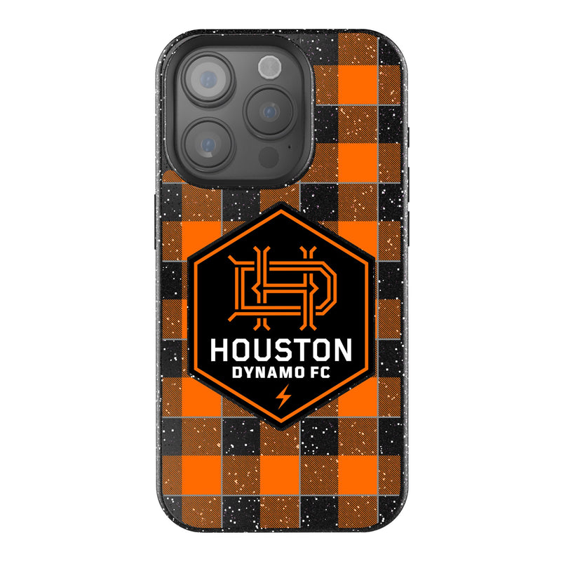 Houston Dynamo  Plaid iPhone Bling Phone Case