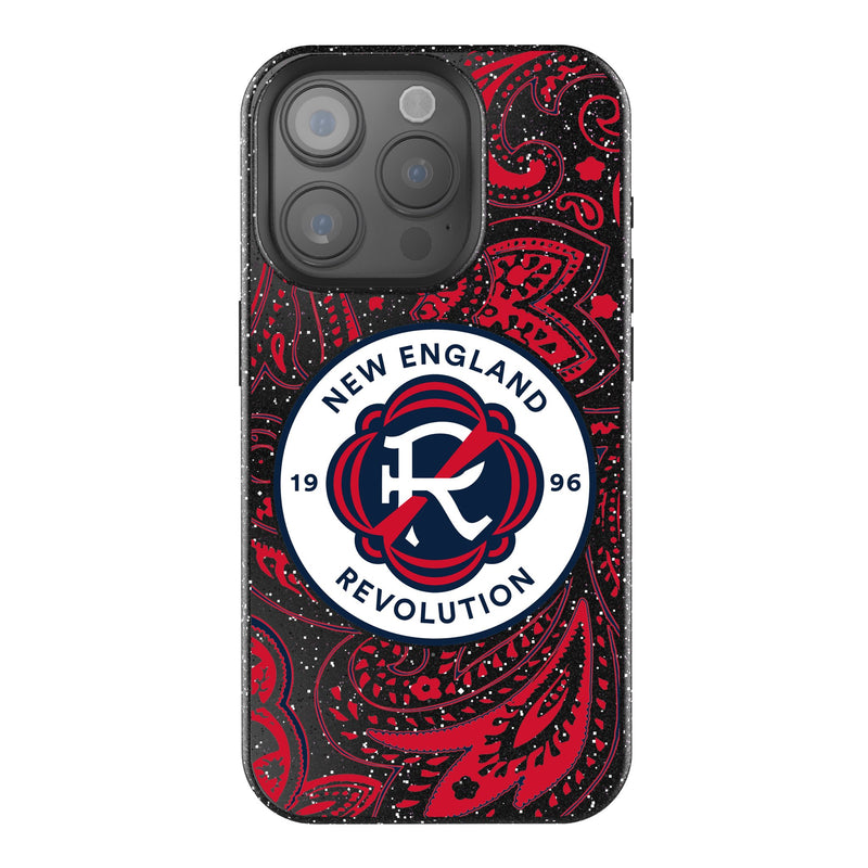 New England Revolution  Paisley iPhone Bling Phone Case