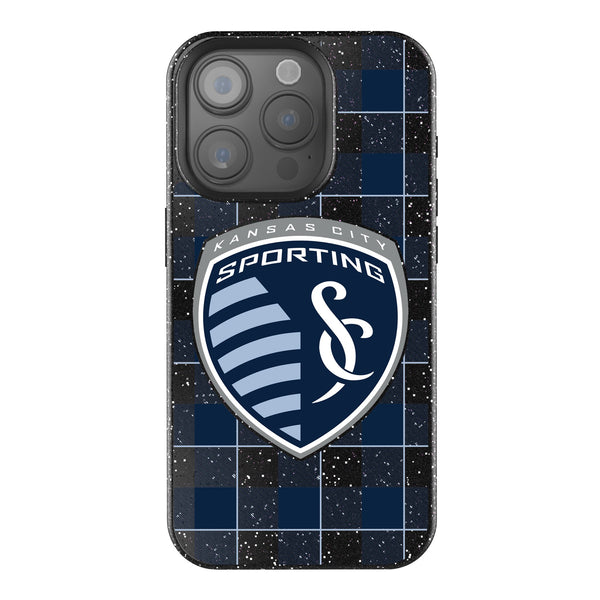 Sporting Kansas City   Plaid iPhone Bling Phone Case