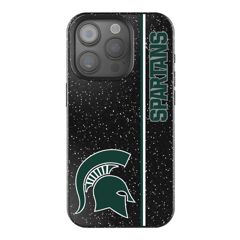 Michigan State University Spartans Sidebar iPhone Bling Phone Case