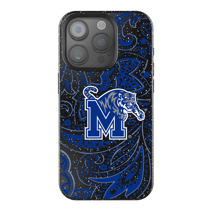 University of Memphis Tigers Paisley iPhone Bling Phone Case