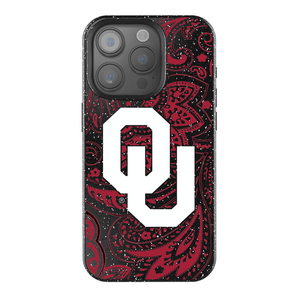 University of Oklahoma Sooners Paisley iPhone Bling Phone Case