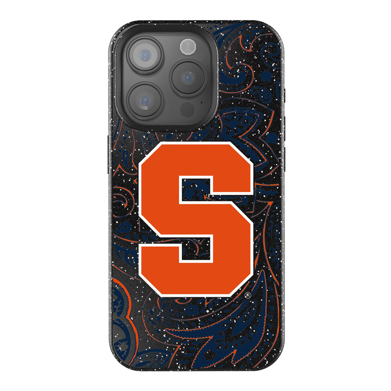 Syracuse University Orange Paisley iPhone Bling Phone Case