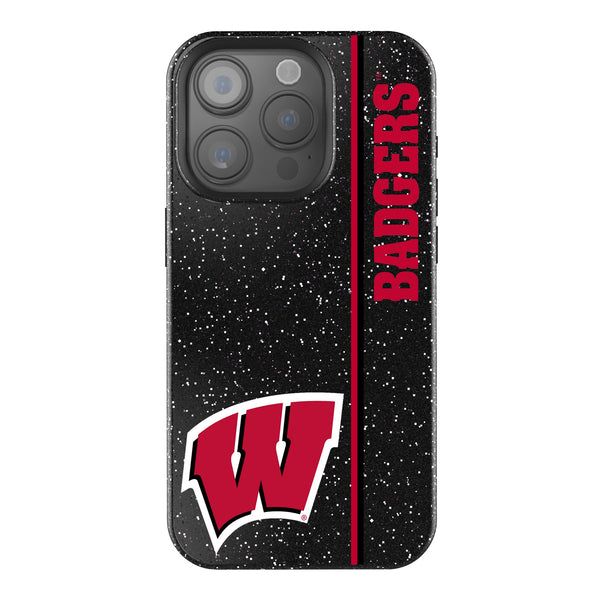 University of Wisconsin Badgers Sidebar iPhone Bling Phone Case