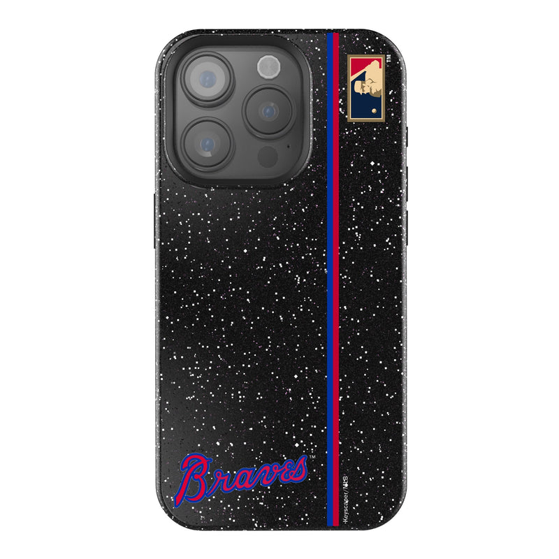 Atlanta Braves Home 2012 - Cooperstown Collection Sidebar iPhone Bling Phone Case