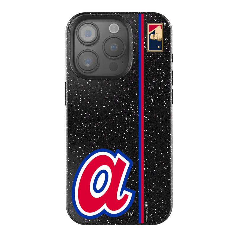 Atlanta Braves 1972-1980 - Cooperstown Collection Sidebar iPhone Bling Phone Case