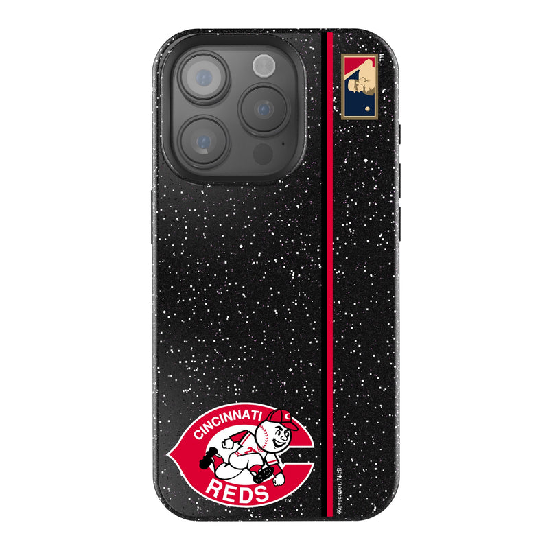 Cincinnati Reds 1974-1992 - Cooperstown Collection Sidebar iPhone Bling Phone Case