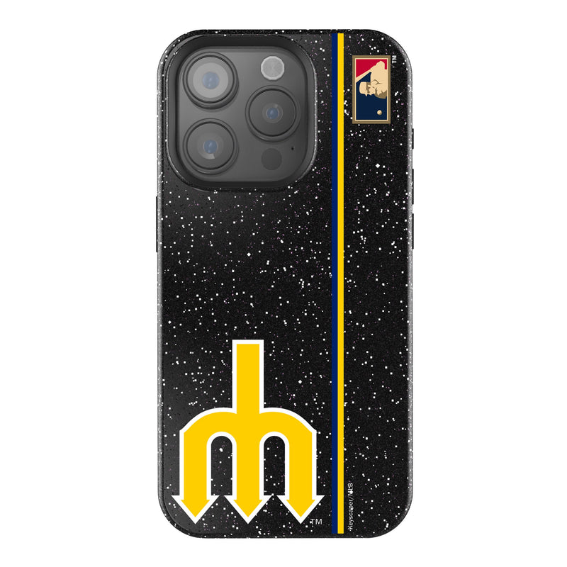 Seattle Mariners 1977-1980 - Cooperstown Collection Sidebar iPhone Bling Phone Case