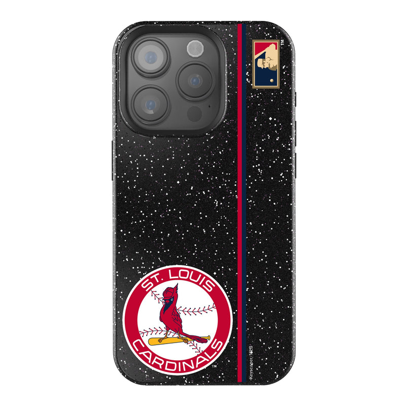 St Louis Cardinals 1966-1997 - Cooperstown Collection Sidebar iPhone Bling Phone Case